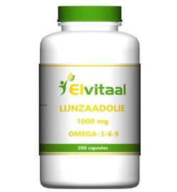 Elvitaal Elvitaal Lijnzaadolie omega 369 (200ca)