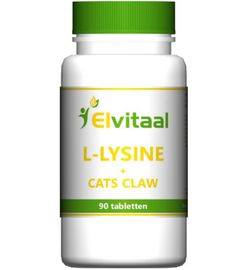 Elvitaal Elvitaal L-Lysine cats claw (90st)