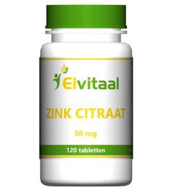 Elvitaal Elvitaal Zink citraat 50mg (120st)
