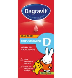 Dagravit Dagravit Kids vitamine D druppels oliebasis (25ml)
