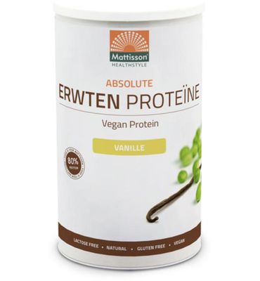 Mattisson Absolute erwten proteine vanille vegan (350g) 350g