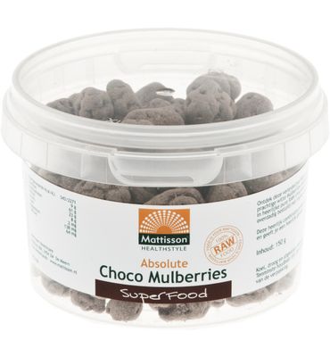 Mattisson Absolute raw choco mulberries bio (150g) 150g