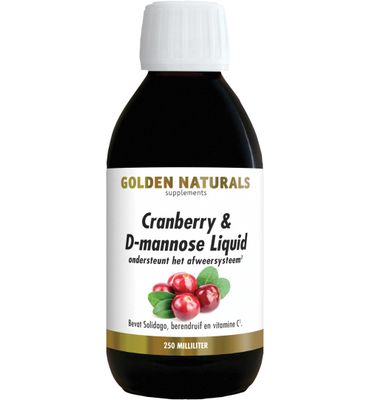 Golden Naturals Cranberry & D-mannose liquid (250ml) 250ml