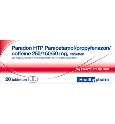Healthypharm Paradon blister 2 x 10 (20tb) 20tb
