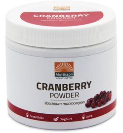 Mattisson Healthstyle Mattisson Healthstyle Absolute cranberry powder bio (125g)