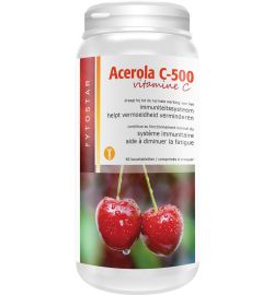 Fytostar Fytostar Acerola vitamine C500 kauwtablet (60tb)