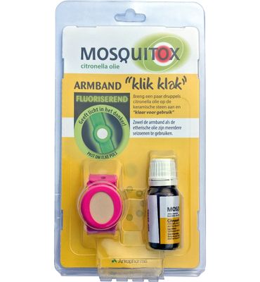 Mosquitox Armband met etherische olie (10ml) 10ml