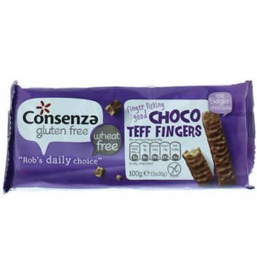 Consenza Choco teff fingers (100g) 100g
