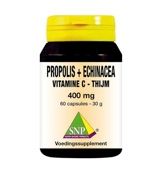 Snp Propolis+echinacea - thijm- vitamine C 400mg puur (60ca) 60ca