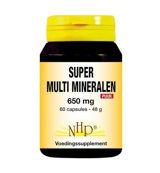 Nhp Super multi mineralen 650 mg puur (60ca) 60ca