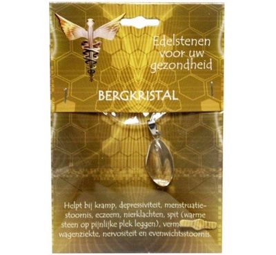 Steengoed Hanger gezondheidssteen bergkristal (1st) 1st
