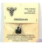 Steengoed Hanger gezondheidssteen sneeuwvlok obsidiaan (1st) 1st thumb