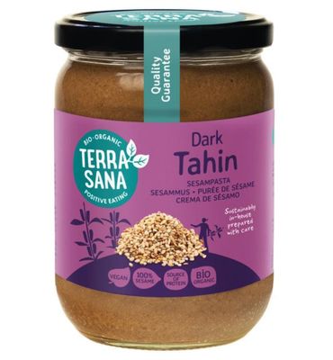 TerraSana Tahin bruin sesampasta zonder zout bio (500g) 500g