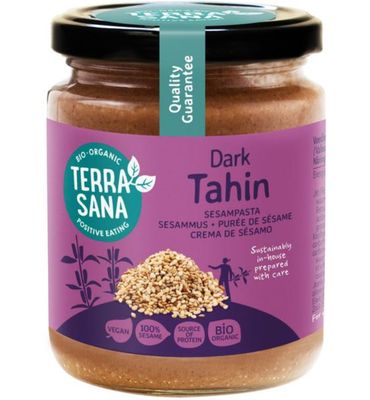 TerraSana Tahin bruin sesampasta zonder zout bio (250g) 250g