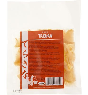 TerraSana Slices Takuan daikonradijs pickled (50g) 50g