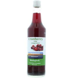 Waddeneli Waddeneli Cranberrysap ongezoet bio (675ml)