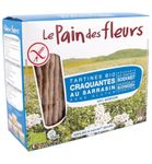 Le Pain des Fleurs Boekweit crackers zonder zout en suiker bio (150g) 150g thumb