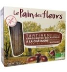 Le Pain des Fleurs Tamme kastanje crackers bio (150g) 150g thumb