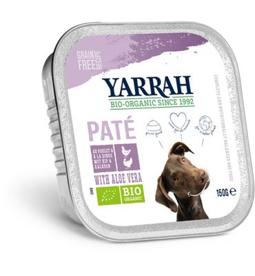 Yarrah Hondenvoer pate met kip en kal (150g) 150g