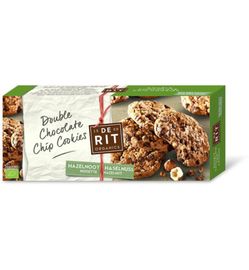 De Rit De Rit Double chococookies hazelnoot bio (175g)