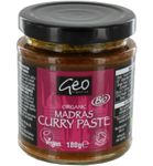 Geo Organics Curry paste madras (180g) 180g thumb