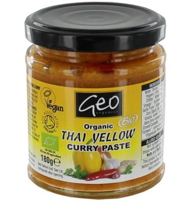 Geo Organics Curry paste thai yellow bio (180g) 180g