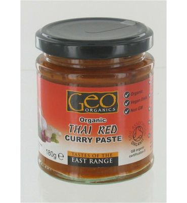 Geo Organics Curry paste thai red bio (180g) 180g