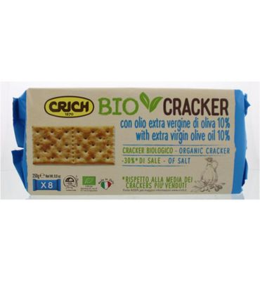 Crich Crackers olijfolie blauw bio (250g) 250g