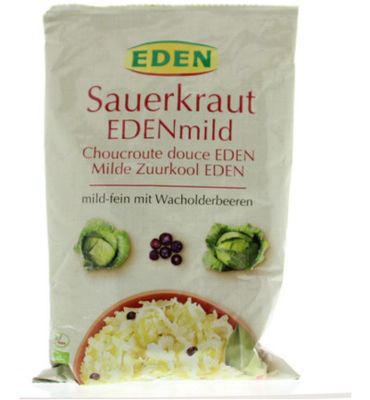 Eden Zuurkool mild (zakje) bio (500g) 500g