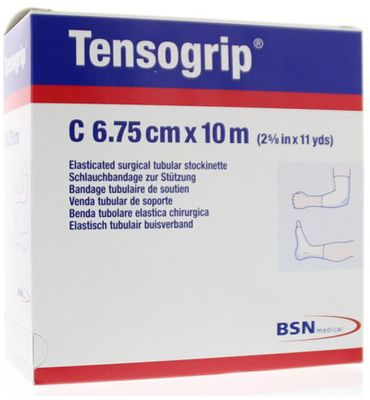 Tensogrip 10m x 6.75cm huidskleur (1st) 1st