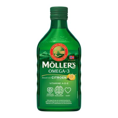 Mollers Omega-3 levertraan citroen (250ml) 250ml