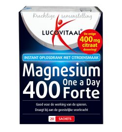Lucovitaal Lucovitaal Magnesium 400 forte (20sach)