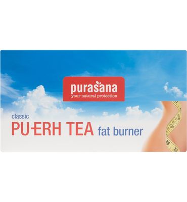 Purasana Pu-erh thee builtjes/sachets vegan (96st) 96st