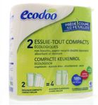 Ecodoo Keukenrol compact ecologisch bio (2st) 2st thumb