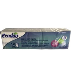 Ecodoo Ecodoo Tissues/zakdoekjes bio (15x9st)