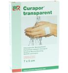 Curapor Transparant 7 x 5cm steriel (5st) 5st thumb