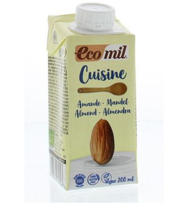 Ecomil Cuisine amandel bio (200ml) 200ml