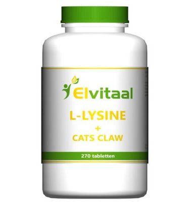Elvitaal/Elvitum L-Lysine cats claw (270tb) 270tb