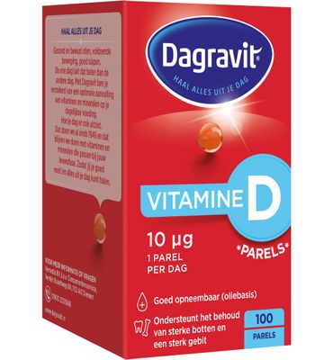 Dagravit Vitamine D pearls 400IU (100st) 100st