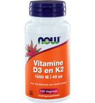 Now Vitamine D3 1000IE & Vitamine K2 (120vc) 120vc thumb