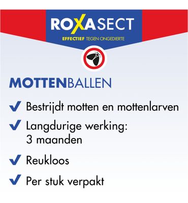 Roxasect Mottenballen (20st) 20st