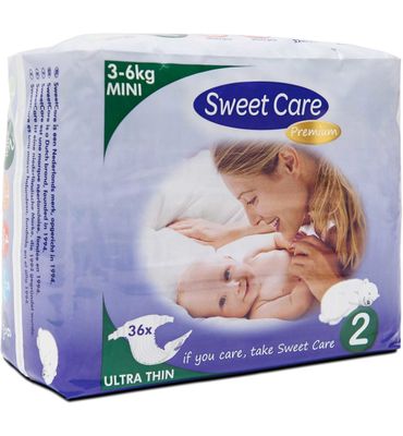 SweetCare Premium mini maat 2 3-6kg (36st) 36st