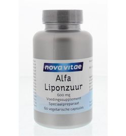 Nova Vitae Nova Vitae Alfa liponzuur 600 mg (60vc)
