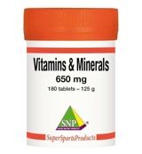 Snp Vitamins minerals complex (180tb) 180tb