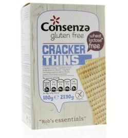 Consenza Consenza Rob's essentials cracker thins (180g)