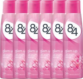 8x4 8x4 Deodorant Deospray Glam Up Voordeelverpakking 8x4 Deodorant Deospray Glam Up