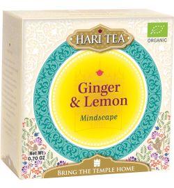 Hari Tea Hari Tea Mindscape ginger & lemon bio (10st)