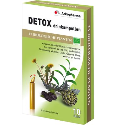Arkopharma Detox drinkampullen 15ml bio (10amp) 10amp