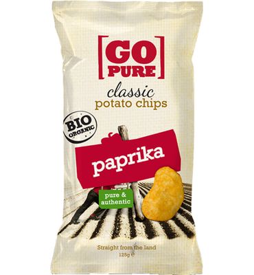 Go Pure Chips paprika bio (125g) 125g