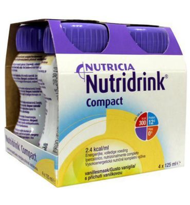 Nutridrink Compact vanille 125ml (4st) 4st